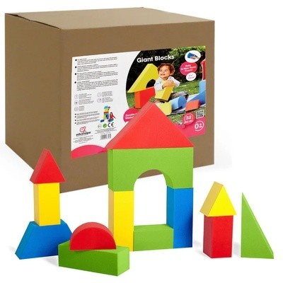 Giant Math Blocks Giant Blocks - EDS700140/EDS716002/16-Carton | Education Station ...